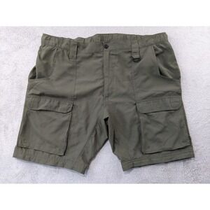 Boy Scouts Cargo Shorts‎ Uniform Switchbacks Hiking Outdoors Mens Size XL Green